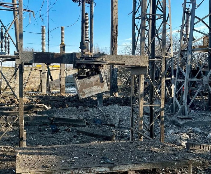 На Одещині росія значно пошкодила два енергооб’єкти «фото»
