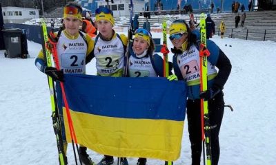 Українська юніорська збірна здобула бронзові медалі на чемпіонаті Європи з біатлону «фото»