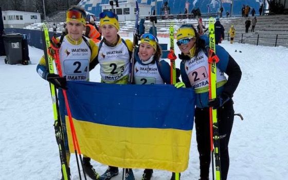 Українська юніорська збірна здобула бронзові медалі на чемпіонаті Європи з біатлону «фото»