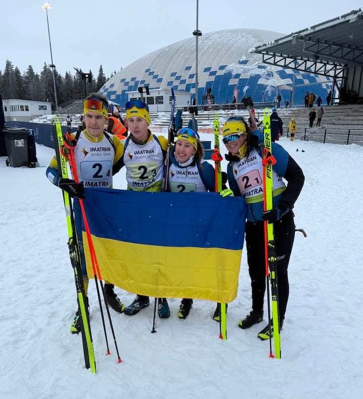 Українська юніорська збірна здобула бронзові медалі на чемпіонаті Європи з біатлону «фото»