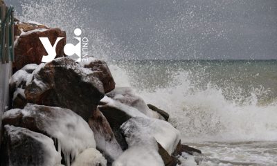 Дивовижна краса обмерзлого узбережжя Одеси (фото) «фото»