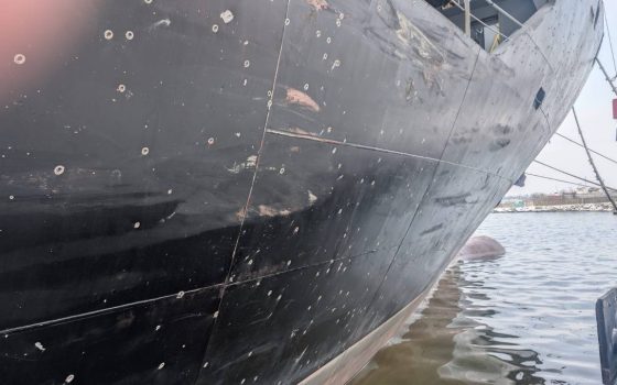 Росіяни вдарили по Чорноморському порту балістикою (фото) «фото»