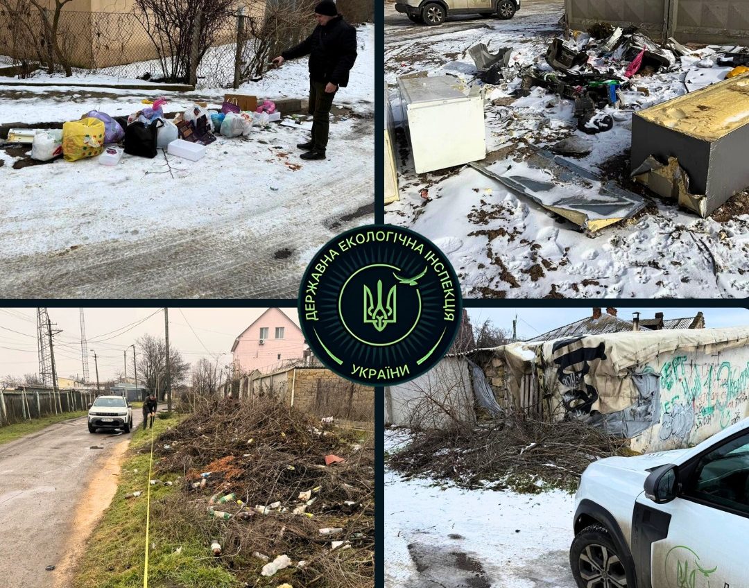 Незаконні сміттєзвалища стали «нормою» під час патрулювань в Одесі «фото»