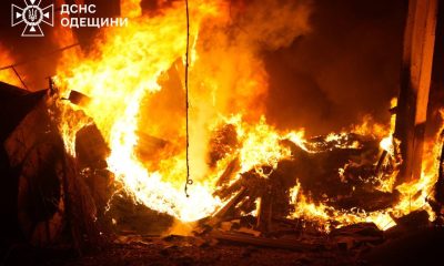 В Одесі через нічну атаку пошкоджено промислове підприємство «фото»