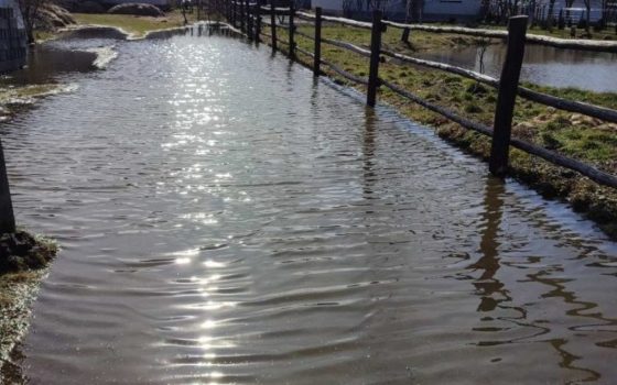 На Одещині річка Тилигул вийшла з берегів «фото»